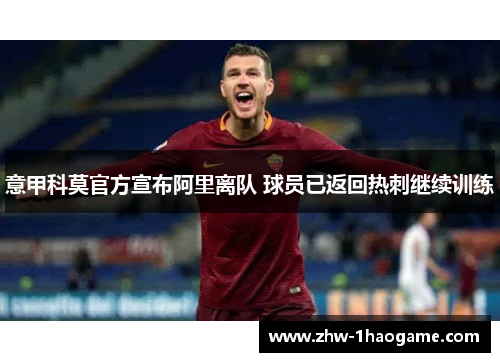 意甲科莫官方宣布阿里离队 球员已返回热刺继续训练